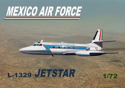 Mach 2 MACHGP105 Lockheed L-1329 Jetstar 'Fuerza Aerea Mexicana' 1/72