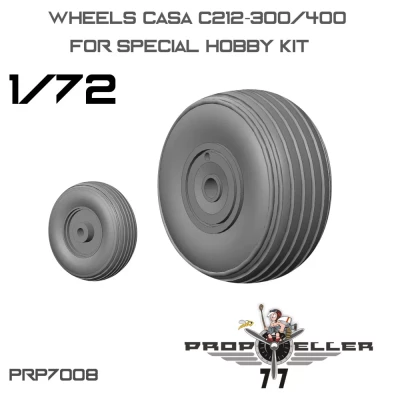 77 Propeller 77PRP-7008 CASA C212-300/400 Wheels (SP.HOBBY) 1/72