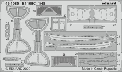 Eduard 491085 SET Bf 109C (MSVIT)