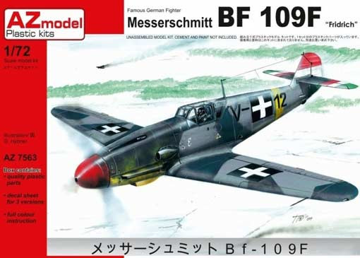 AZ Model 75063 Messerschmitt Bf 109F Hungarian AF 1/72