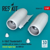 Reskit RSU48-572 A-10A/C Thunderb.II air intakes&exh.nozzles 2 1/48