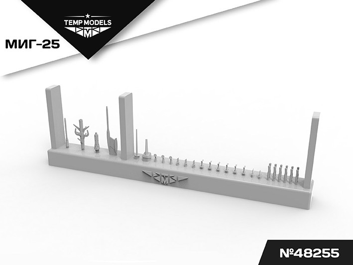 Temp Models 48255 Набор датчиков Миг-25 1/48