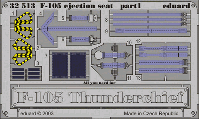 Eduard 32513 F-105 ejection seat