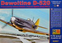 Rs Model 92097 Dewoitine D-520 Luftwaffe 1/72