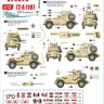 Star Decals 72-A1107 French Fighting Vehicles in Africa # 2.FFL - Forces Francaises Libres.Marmon Herrington Mk.III with Boys Anti-Tank rifle, Marmon Herrington Mk.III with 25mm SA 34 or SAL 37 gun 1/72