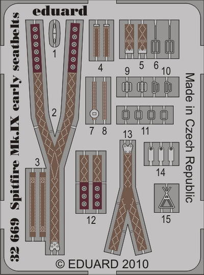 Eduard 32669 Spitfire Mk.IX early seatbelts TAM