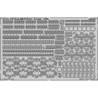 Eduard 53154 USS Texas BB-35 pt 1 - AA guns 1/350