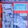 Plusmodel AL4069 C-47 Racks for Drop Container 1/48