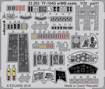 Eduard 33203 TF-104G w/MB seats 1/32