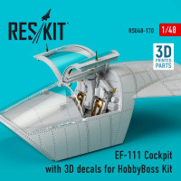 Reskit RSU48-0170 EF-111 Cockpit with 3D decals (HOBBYB) 1/48