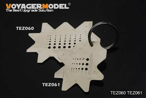 Voyager Model TEZ061 Quarter-Round Scraper tool w/Nuts Maker /Scraper Collect Rings)(for all) 1/35