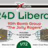 Dk Decals 72106 B-24D Liberator 'The Jolly Rogers' (10x camo) 1/72