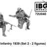 IBG Models U7240 Polish Infantry 1939 - Set No.2 (2 fig.) 1/72