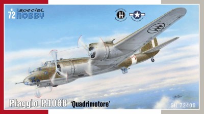 Special Hobby SH72406 Piaggio P.108B 'Qaudrimotore' (4x camo) 1/72