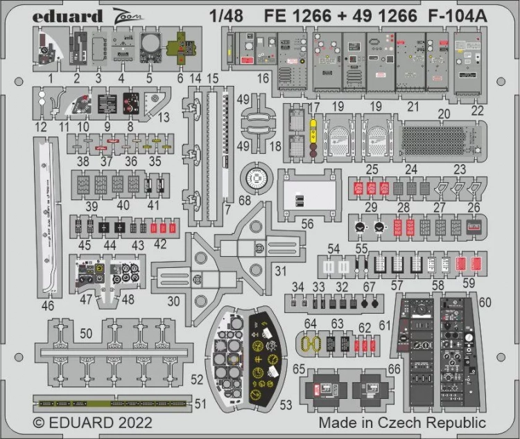Eduard FE1266 F-104A (KIN) 1/48