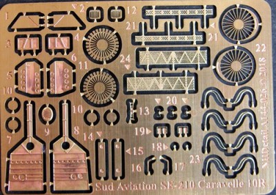 NH Detail NHA144026 Sud-Aviation SE-210 Caravelle 10R Detail Set 1/144