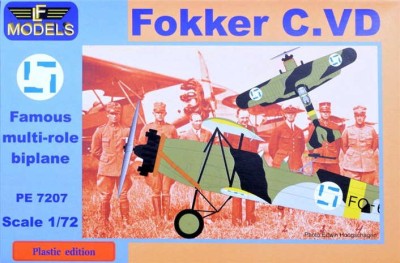 LF Model P7207 Fokker C.VD - Finland 1940-1944 (2x camo) 1/72