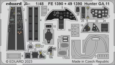 Eduard FE1390 Hunter GA.11 (AIRF) 1/48