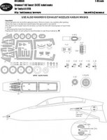 New Ware NWA-M0508 1/48 Mask F-14D Tomcat BASIC (TAM 61118)