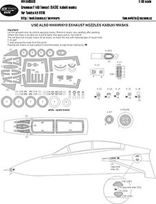 New Ware NWA-M0508 1/48 Mask F-14D Tomcat BASIC (TAM 61118)