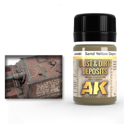 AK Interactive AK-04061 Жидкость &quot;SandYellowDeposit&quot; (скопления желтого песка)