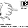 IBG Models U7247 I.A.R. 80/81 Exhausts 1/72
