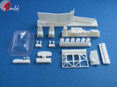 Pavla Models C72040 SM.79 Sparviero interior + vacu canopy 1:72