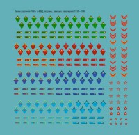 Crow Studio 35110 Декали Знаки различия РККА (НКВД, пограничники, авиа, ковалерия) (1935-1940) 1/35