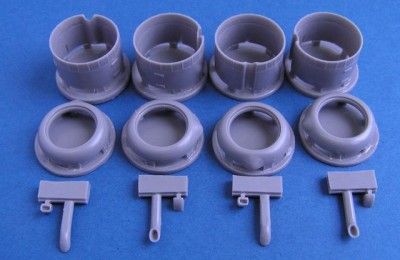 Pavla Models U72-142 Sunderland Mk.I engine cowlings for Italeri 1:72