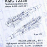 Advanced Modeling AMC 72236 Kh-31A w/ AKU-58-1 Anti-ship Airborne Missile 1/72