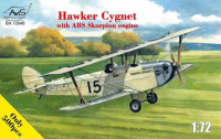 Avis 72048 Hawker Cygnet с двигателем ABS Scorpion 1/72