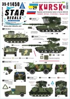 Star Decals 35-C1450 War in Ukraine # 29 Kursk (2) Ukrainian Tanks inside Russia 2024-25 T-80BVM, M113A2, FV432 Mk 2, Renault VAB 1/35