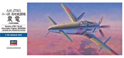 Hasegawa 00450 IJN Interceptor J7W1 Shinden 1/72