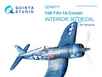 Quinta studio QD48111 F4U-1A (для модели Tamiya) 3D Декаль интерьера кабины 1/48