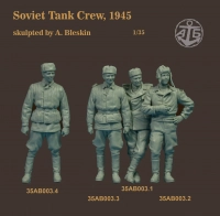 Bleskin miniatures AB35003 Экипаж Шерман Красной Армии (4 фигуры) 1/35