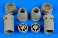 Aires 4644 F/A-18E Super Hornet exhaust nozzles - opened 1/48