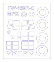 KV Models 72623 FW 189B-0 (MPM #72506) + маски на диски и колеса MPM 1/72