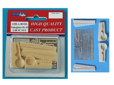 AML AMLA48016 Ki-43 I,II,III Detail set (Wheel Well, Flaps) 1/48