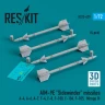 Reskit 72479 AIM-9E 'Sidewinder' missiles (4 pcs.) 1/72