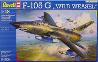 Revell 04504 Истребитель-бомбардировщик F-105 G Thunderchief 'Wild Weasel' (REVELL) 1/48