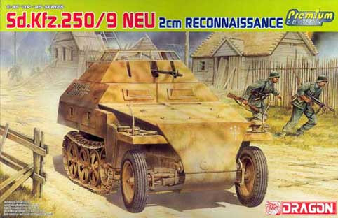 Dragon 6316 Sd.Kfz. 250/9 (w/2 cm KwK 38) Neu 1/35
