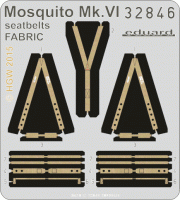 Eduard 32846 Mosquito Mk.VI seatbelts FABRIC 1/32