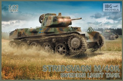 IBG Models 72035 Шведский легкий танк М/40K-10 1/72