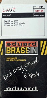 Eduard 644124 Me 163B Lookplus (GASP.M.) 1/48