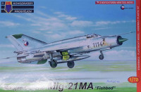 Kovozavody Prostejov 72097 MiG-21MA Fishbed (5x camo) 1/72