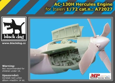 BlackDog A72027 AC-130 H Hercules - engine (ITAL) 1/72