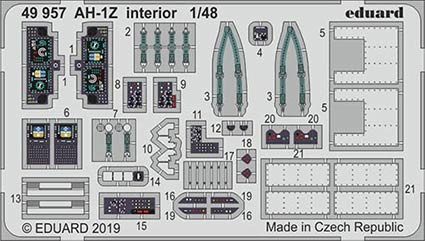 Eduard 49957 SET AH-1Z interior (KITTYH.)