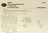 New Ware NWA-M0109 Mask MiG-23MF Flogger-B BASIC (TRUM 02854) 1/48