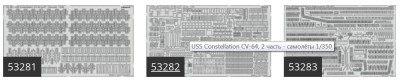Eduard BIG05366 USS Constellation CV-64 PART I (TRUMP) 1/350