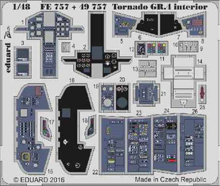Eduard 49757 Tornado GR.4 interior1/48